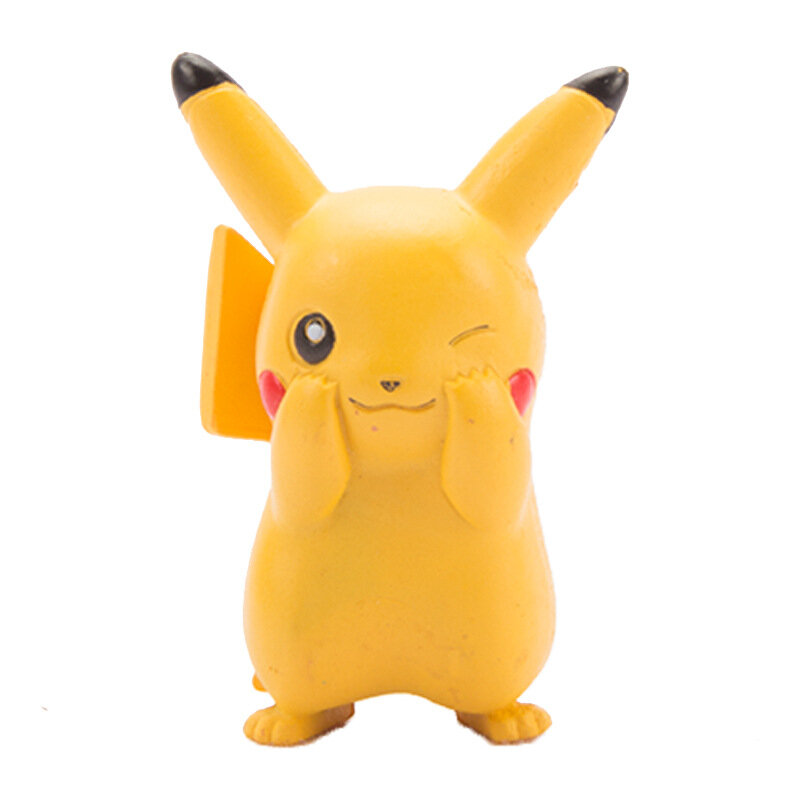 Figurine Pokemon Pikachu, 13 pièces, fait à la main, grosse Ding, graine de grenouille, ornement, cadeau de noël, Halloween, Anime