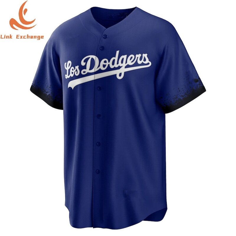 คุณภาพสูงใหม่ Los Angeles Dodgers ผู้ชายผู้หญิงเด็กเยาวชนเบสบอล Mookie Betts เย็บเสื้อยืด