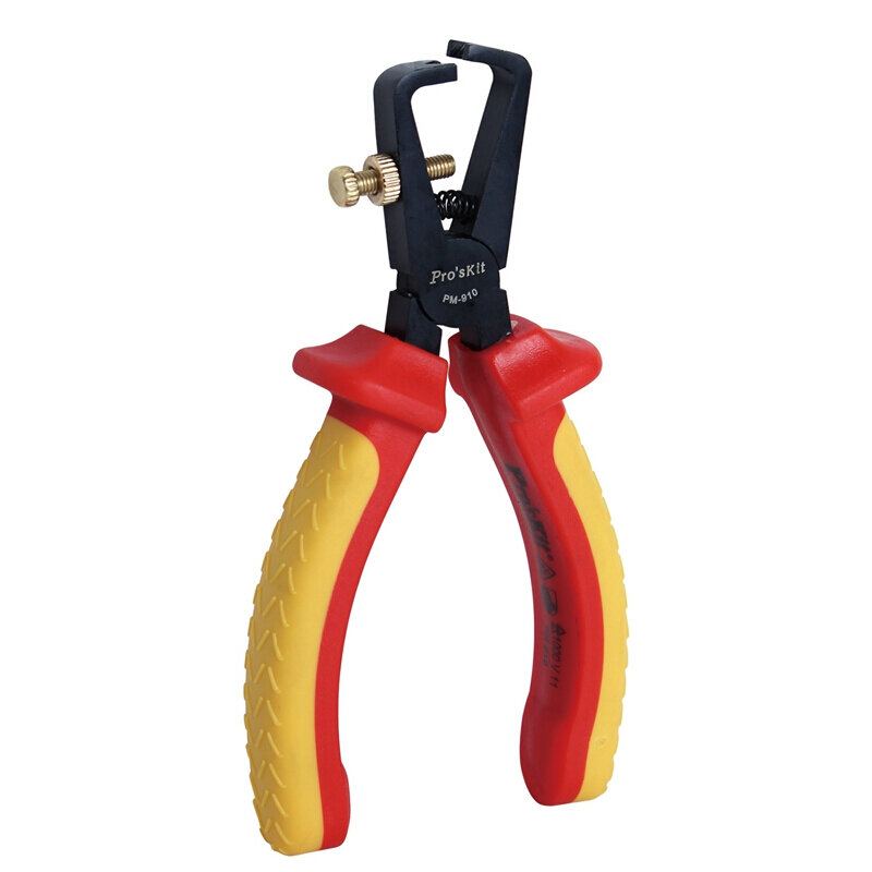 Pro'sKit PM-910 Insulation Top Cutting Stripping Pliers Wire Electrician Tongs Multifunctional Adjusting Cable Crimp Terminal