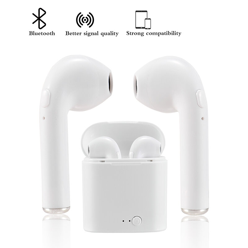 Vufine i7s TWS Wireless Bluetooth 5.0 Earphone sport Earbuds Headset With Mic For Xiaomi Samsung Huawei LG smartphone pk A6S