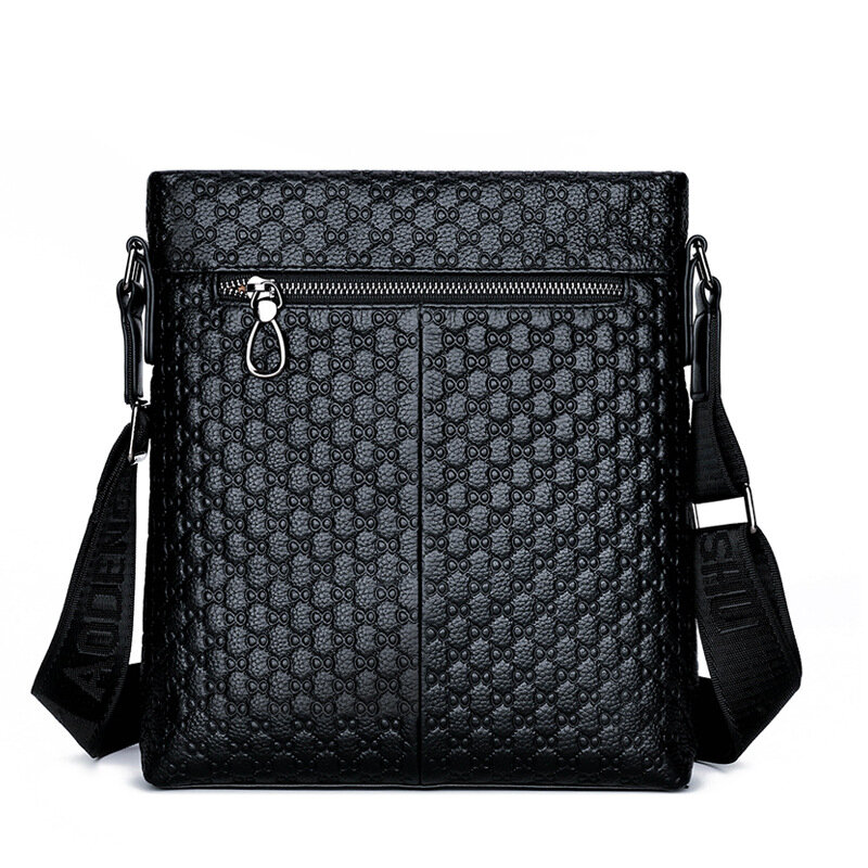 Деловая сумка на плечо для мужчин, сумка-мессенджер через плечо из воловьей кожи, повседневная дорожная Сумочка для iPad, новый дизайн
