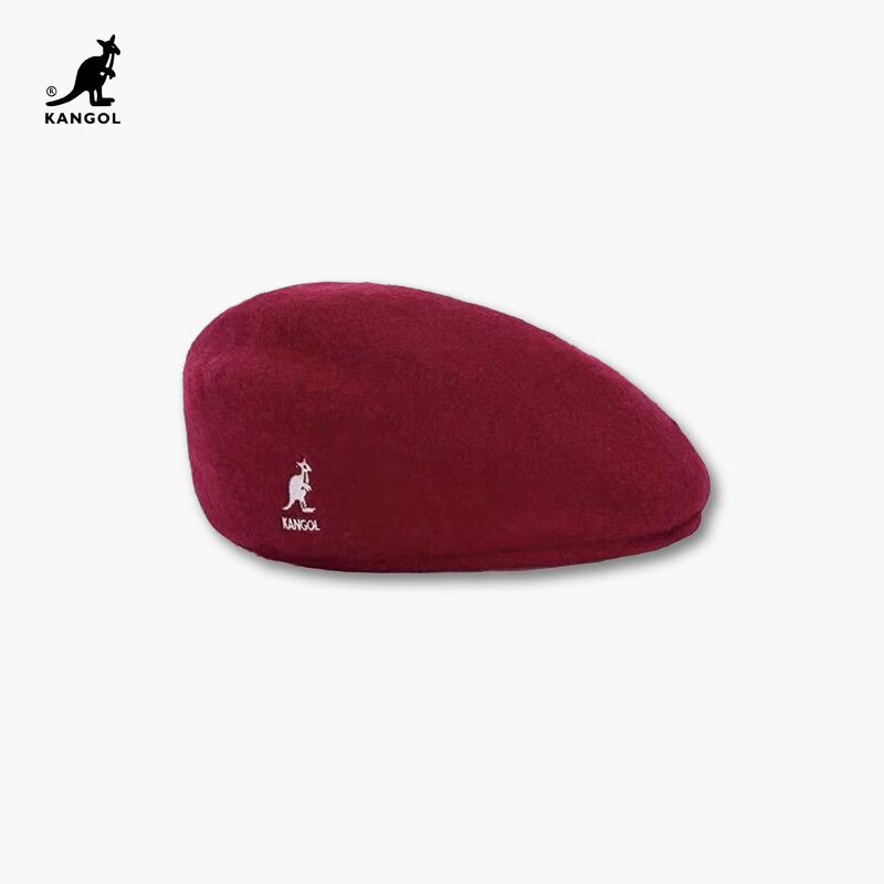 Ban Đầu KANGOL Chí Tuyến 504 Len Mũ Nồi Mũ Lưỡi Trai Nam Nữ Mũ Len Nữ Thời Trang Màu Áo Nón Mùa Thu Và Mùa Đông mũ Nồi