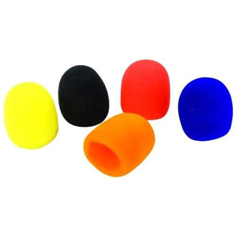Cubierta de parabrisas de micrófono de mano con cable inalámbrico, tapa de esponja, filtro Pop, 5 piezas, 5 colores