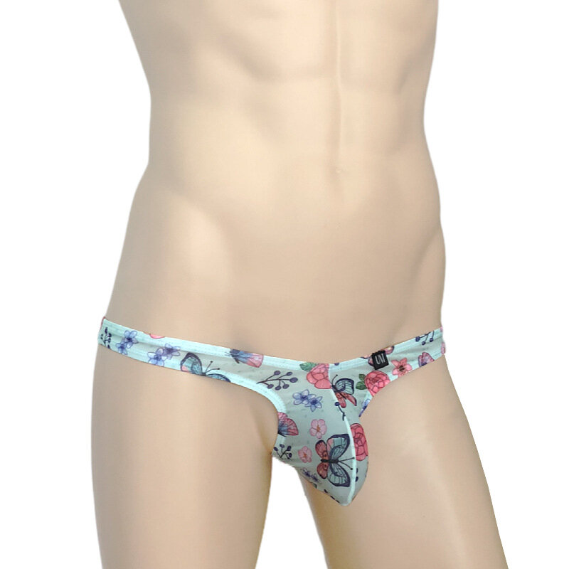 WOW!Highly Recommended! Bikini Style Men Panties Sexy Breathable Pupyy Dog print Soft Briefs Underwear Gay