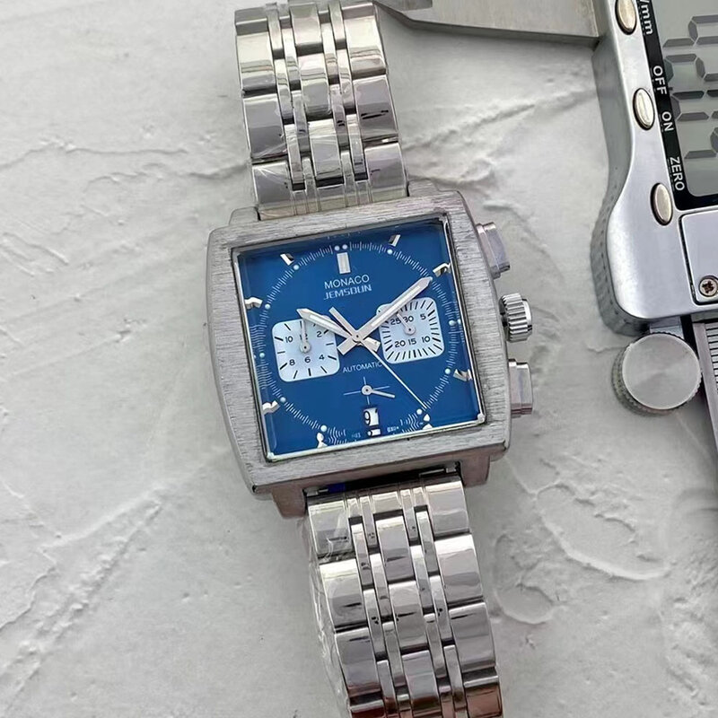 Nuovi orologi di marca originali per uomo classico marocco multifunzione completo orologio al quarzo in acciaio inossidabile cronografo sportivo orologio AAA