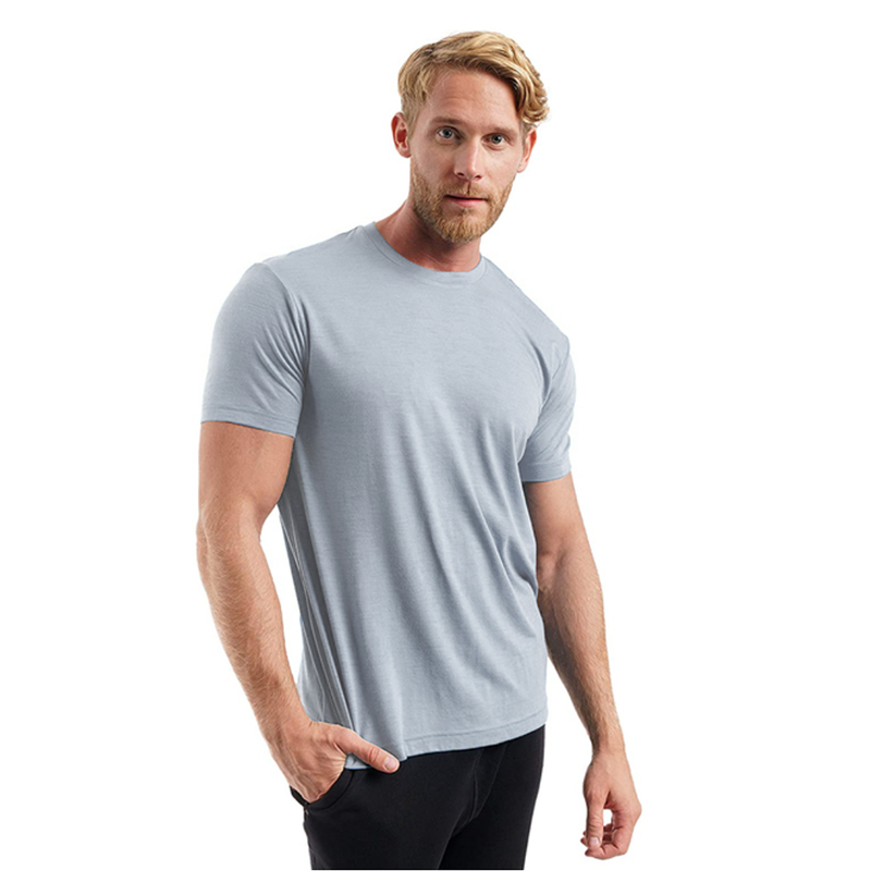 Camiseta de lana merina Superfina para hombre, camisa de capa Base transpirable de secado rápido, antiolor y antipicazón, talla estadounidense, 100%