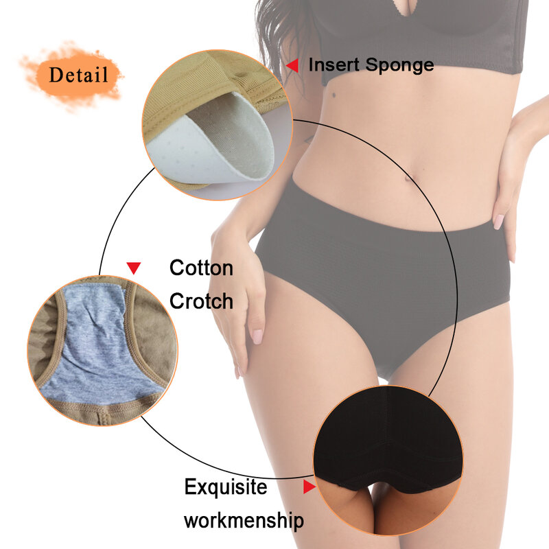 Velssut Butt Lifter Panties for Women Bodi Shaper Hip Enhancer Underwear Shaper Panties Faja Colombianas Hip Shapewear
