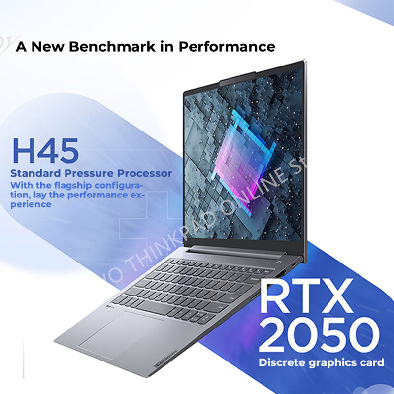 Lenovo ThinkBook 14 + 2022 Laptop 12 ° i9-12900H RTX2050 16GB 512GB 14 polegadas 2.8K 90Hz Taxa de atualização Slim PC Windows 11Notebook