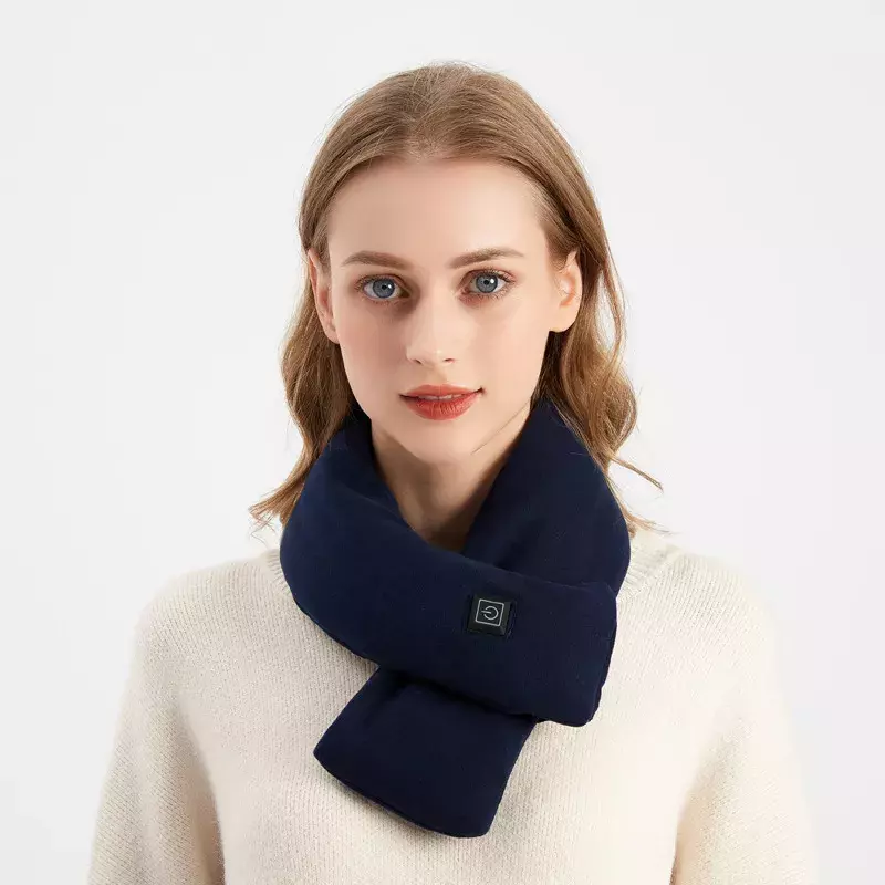 Good Healthy Heating Scarf for Neck Pain Relief USB Rechargeable 3 Speed Adjustment Quick Heating Gift for Women Mother