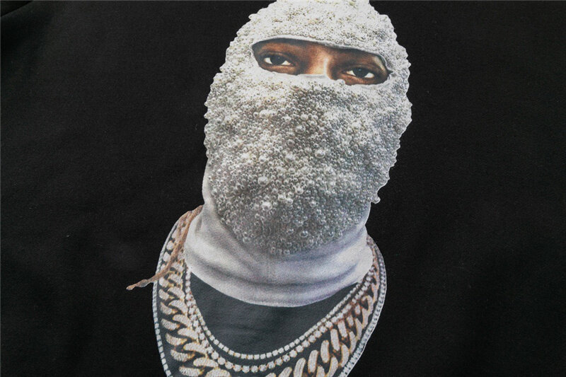 Heavy Fabric IH NOM UH NIT Mask Hoodie Men Women 1:1 High Quality Digital Hooded Printing Loose Pullover