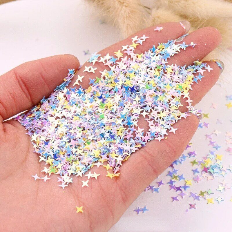 10G เล็บ Glitters DIY หัตถกรรมเรซิ่น Sprinkles Macaroon ผสม Slime Filler Star ผีเสื้อหัวใจสำหรับเครื่องประดับทำขายส่ง