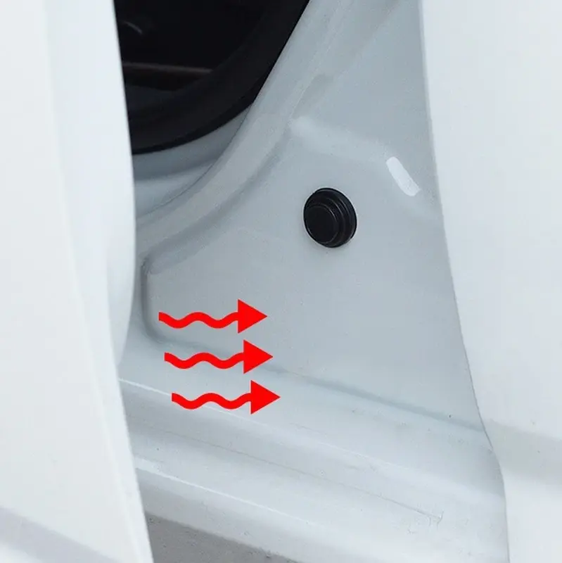 Anti-colisão silicone almofada porta do carro fechamento anti-choque proteção à prova de som silencioso buffer adesivos junta acessórios de automóvel