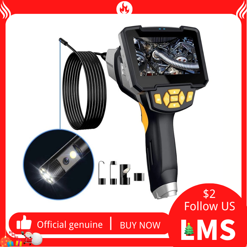 Endoskop Kamera Dual Objektiv Handheld mit 4.3 "Bildschirm Endoskop Kamera Starren Endoskopische Kamera Motor Kanalisation Ablauf Rohr Inspektion