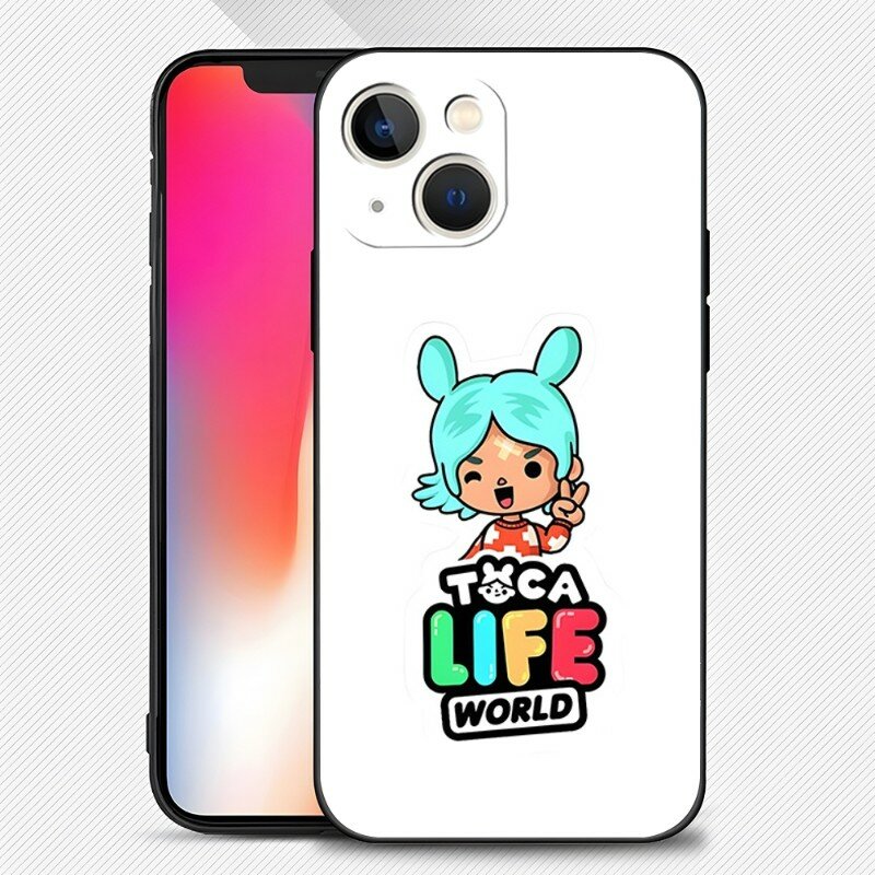 Toca Boca Toca Life World Game Phone Case For Iphone 13Pro 12 11 Pro Max Xr X Xs Mini Pro Max For 6 6s 8 7 Plus Cover