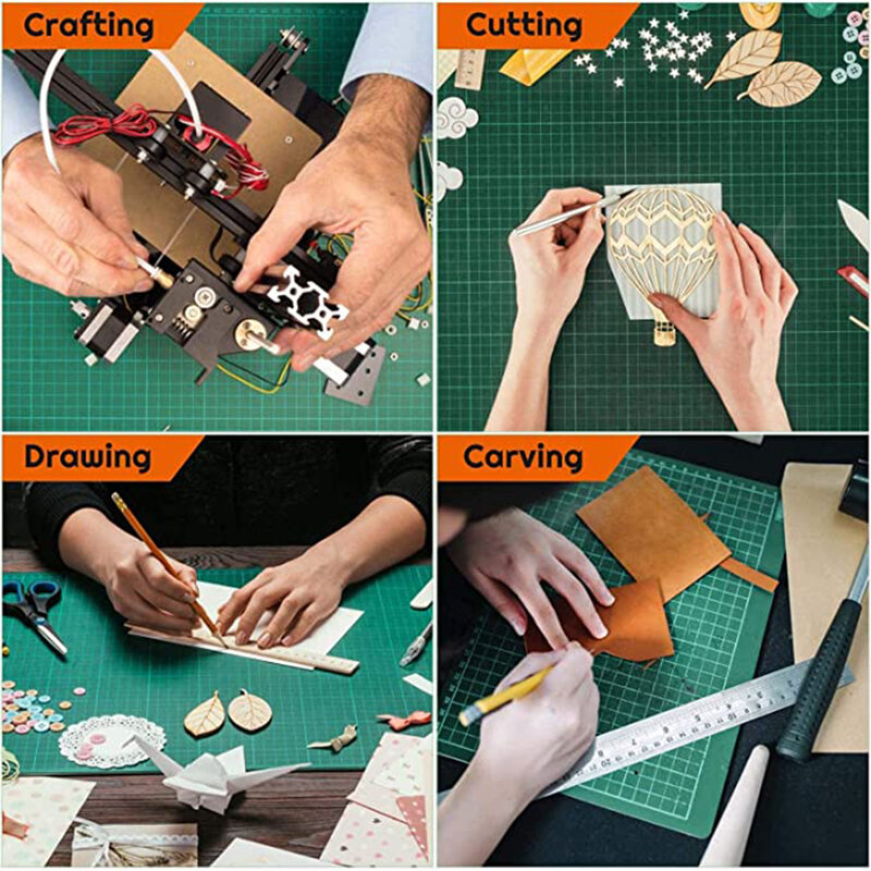 A1 a2 a3 a4 placa da esteira de corte do pvc durável auto-cura diy costura estudante arte corte de papel gravura corte almofada artesanato de couro ferramenta
