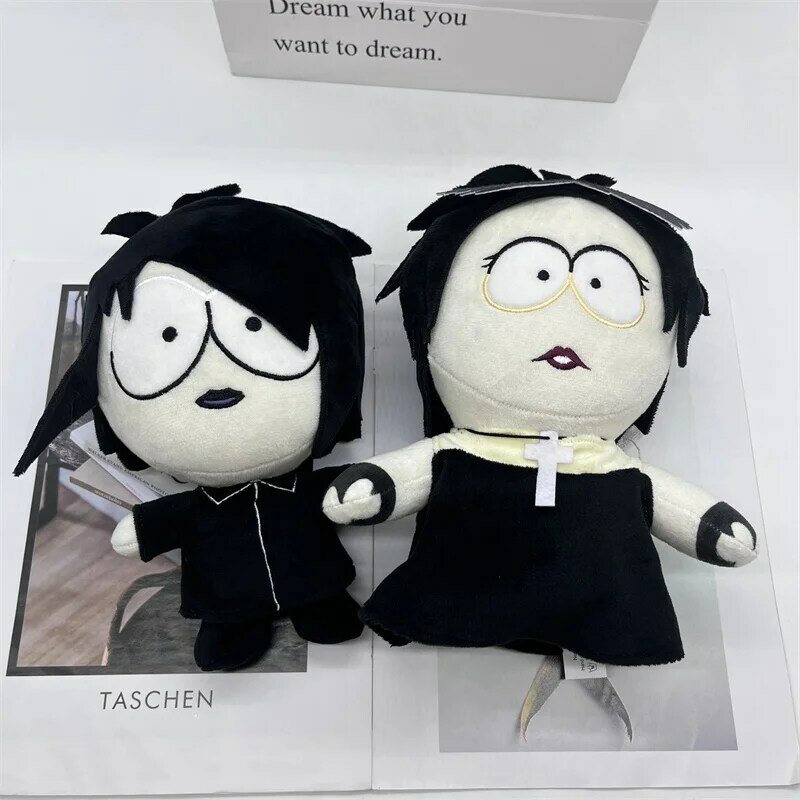 New Cute Southed Parked Goth Plush Doll Gothic Style Halloween Kids Christmas Gifts Novelty Funny Children Toys 20cm