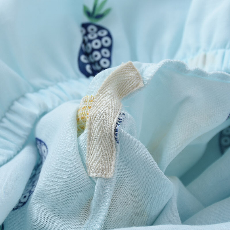 Femme pigiameria pigiama in cotone morbido e confortevole abbigliamento da casa stampa pigiameria da donna allentata manica lunga pigiama dolce vestito M-XL