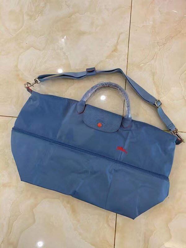 Роскошная брендовая дорожная сумка LONGCHAMP для мужчин и женщин, нейлоновая вместительная сумочка на плечо с короткими ручками для пикника и с...