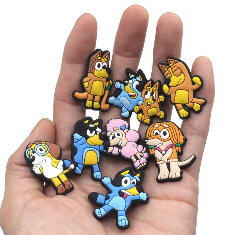 1PCS Cartoon Animation Croc Charms PVC Shoe Decorations Clogs Sandals Wristband Accessories Unisex Holiday Party Gifts Wholesale