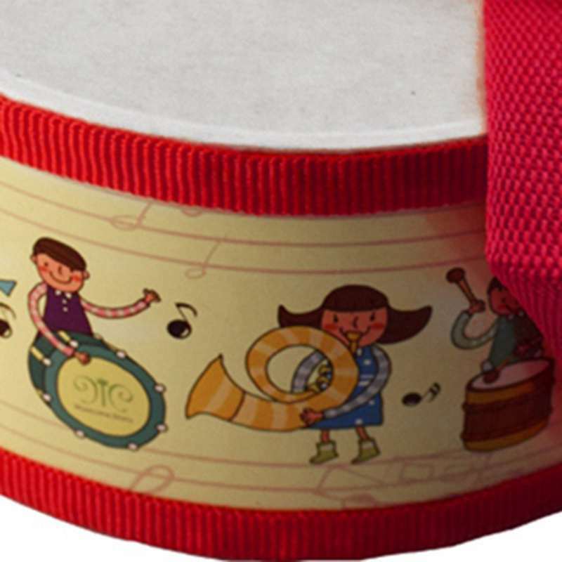 Tambor de madeira crianças cedo educacional instrumento musical para crianças brinquedos do bebê bater instrumento mão tambor brinquedos