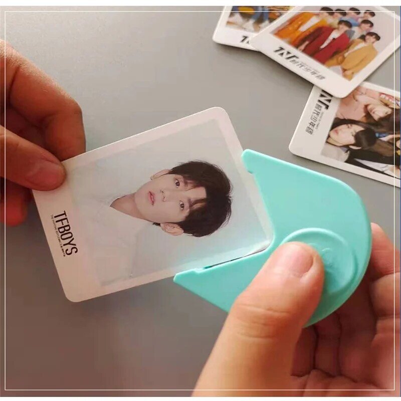 Mini Portable Corner Rounder Paper Punch Card Photo Cutter Small Portable Office Cutting Corner Punch Photo Card Trimmer