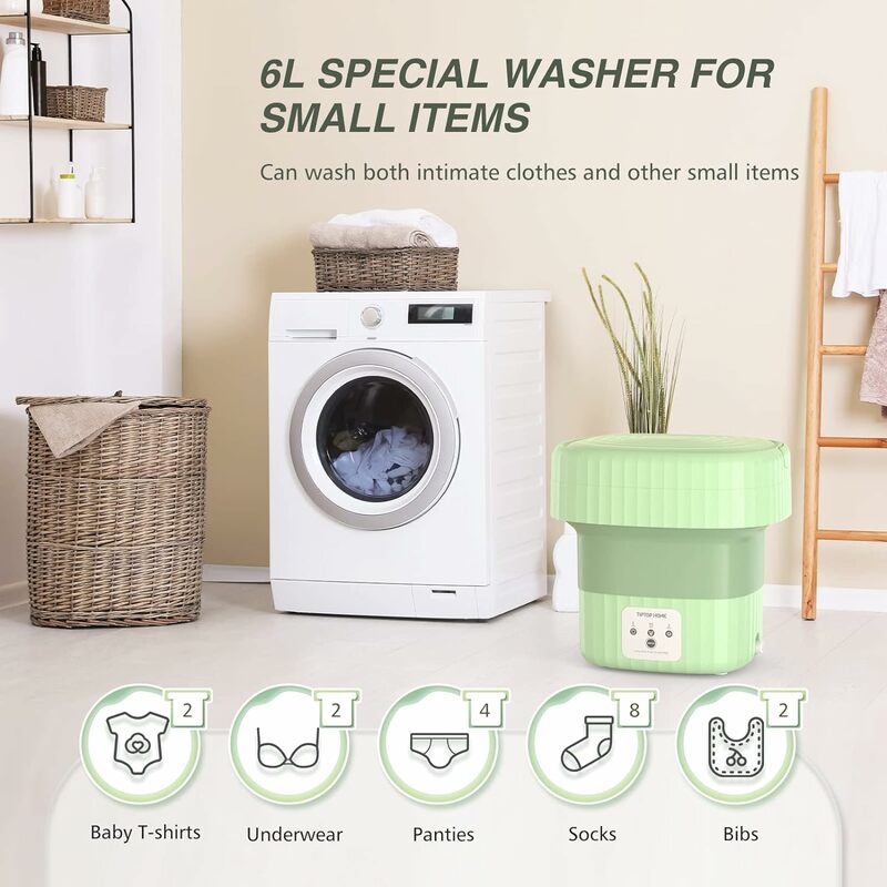 Waschmaschine, Mini-Waschmaschine Ultraschall-Turbinen wäsche, tragbare Mini-Waschmaschine für Unterwäsche, Socke, Baby kleidung, Reise, c
