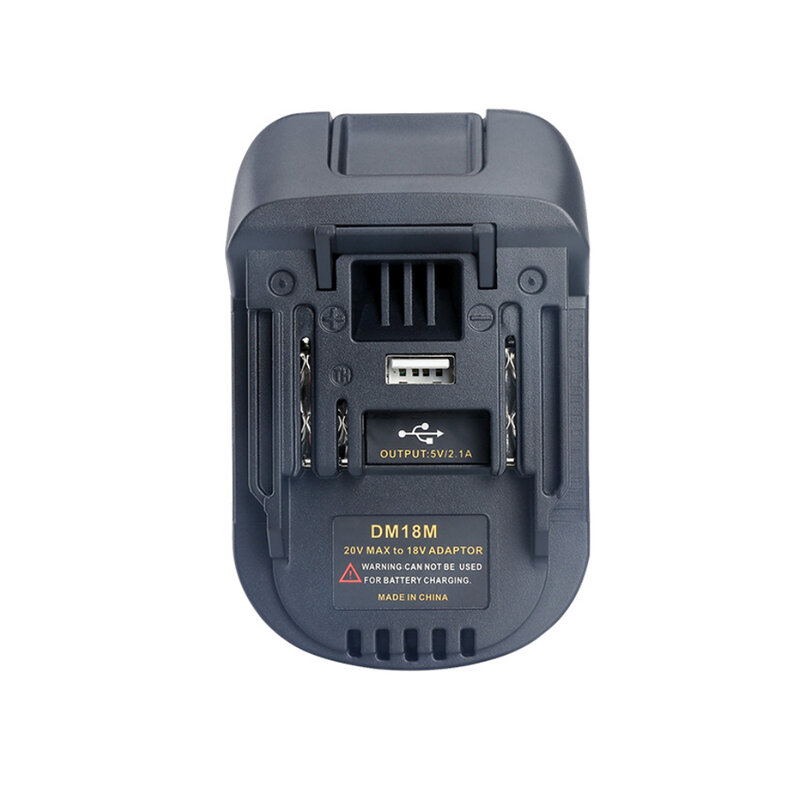 Adaptateur de batterie DM18M, pour outils de batterie Milwaukee pour Dewalt à Makita Bl1830 Bl1850