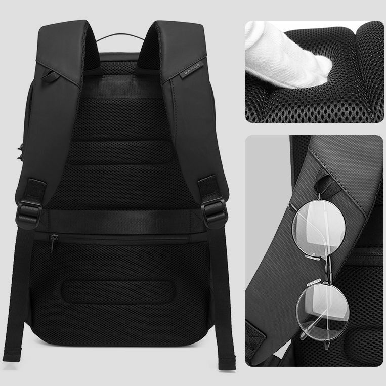 방수 대용량 남자 캐주얼 패션 컴퓨터 백팩, 15.6 인치 노트북 가방 비즈니스 백 가방 학교