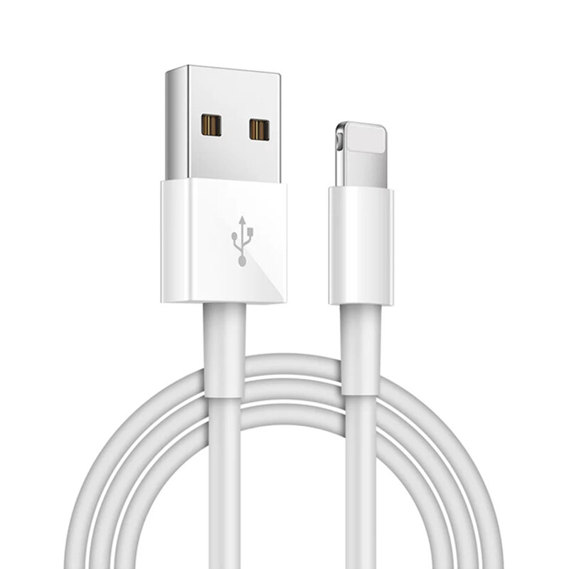Kabel USB pengisian daya cepat, kabel Data USB pengisian daya cepat, kabel Data USB untuk iPhone 14 8 7 6S Plus 13 12 mini 11 Pro XS Max XR X SE 3m 2 m 1m