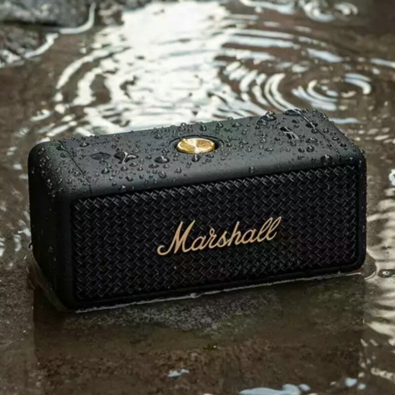 Marshall emberton portátil mini sem fio bluetooth alto-falante casa ao ar livre ipx7 à prova dretro água retro sem fio bluetooth pequeno