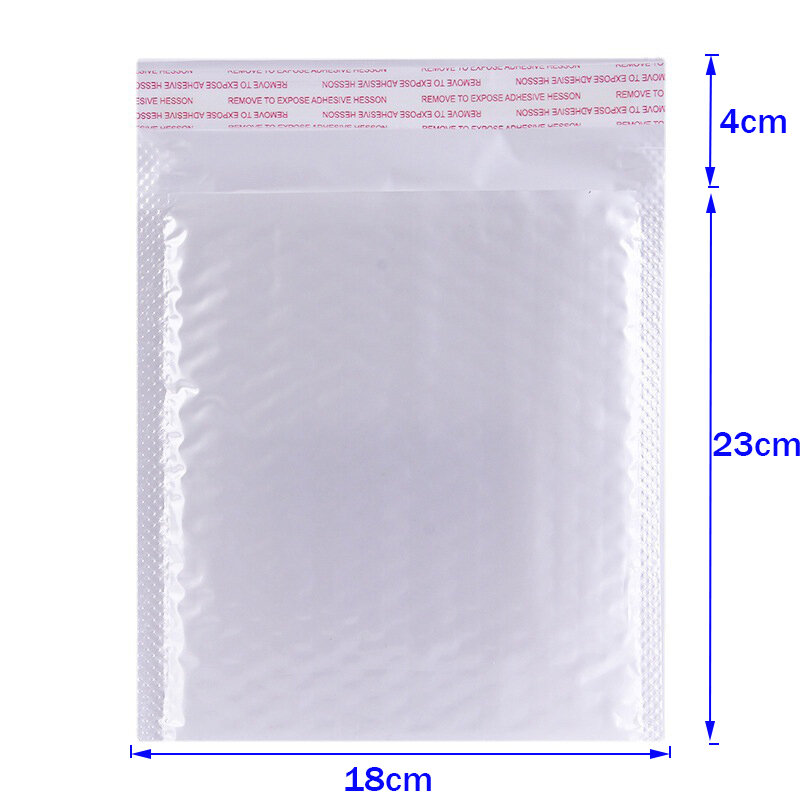 거품 봉투 흰색 폴리에틸렌 거품 자체 밀봉 두꺼운 선물 가방 포장 가방 책 배송 포장 가방 10 팩