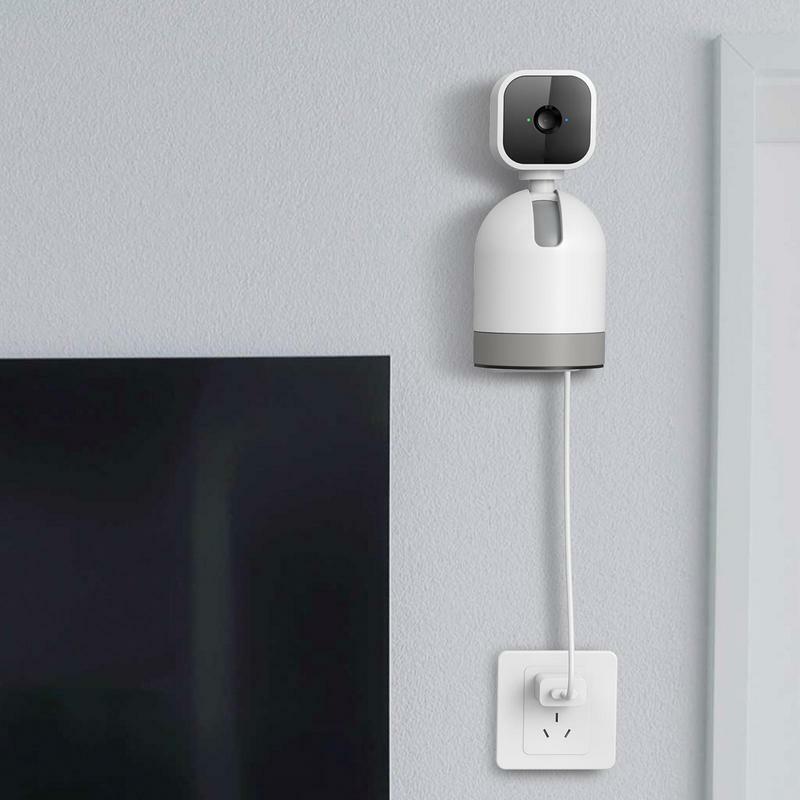 Support de caméra de sécurité pour Blink, mini caméra panoramique inclinable, étagère en acrylique pour caméra de sécurité, facile à installer avec vis