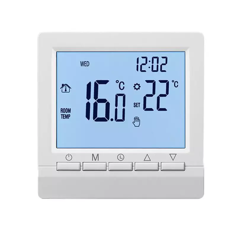 Thermostat numérique de température ambiante, régulateur de température ambiante, LCD, pièces de chauffage
