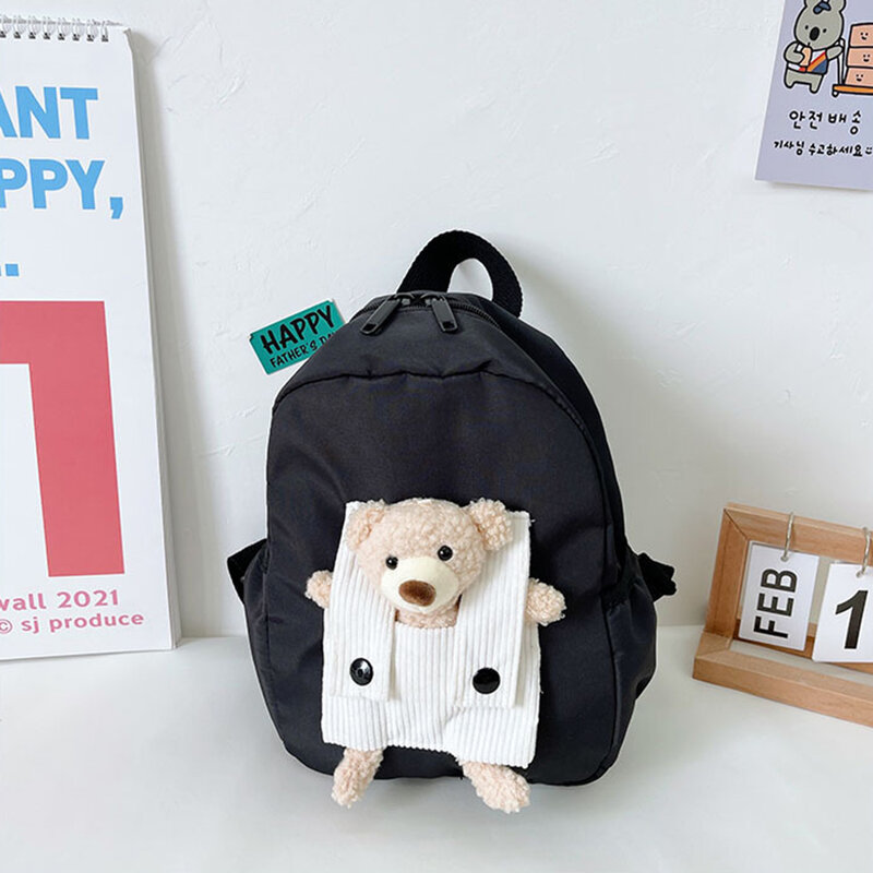 Детский рюкзак с мультяшными животными, сумка для детского сада и школы, износостойкий рюкзак для малышей, складная сумка для хранения