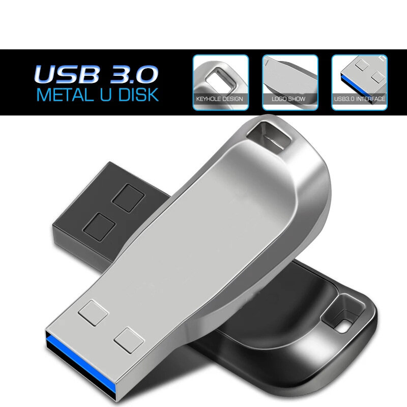 USB3.0โลหะ USB แฟลชไดร์ฟนกหวีด16/32/64Gb Creative บุคลิกภาพรถเพลงของขวัญความเร็วสูง USB แฟลชไดร์ฟ