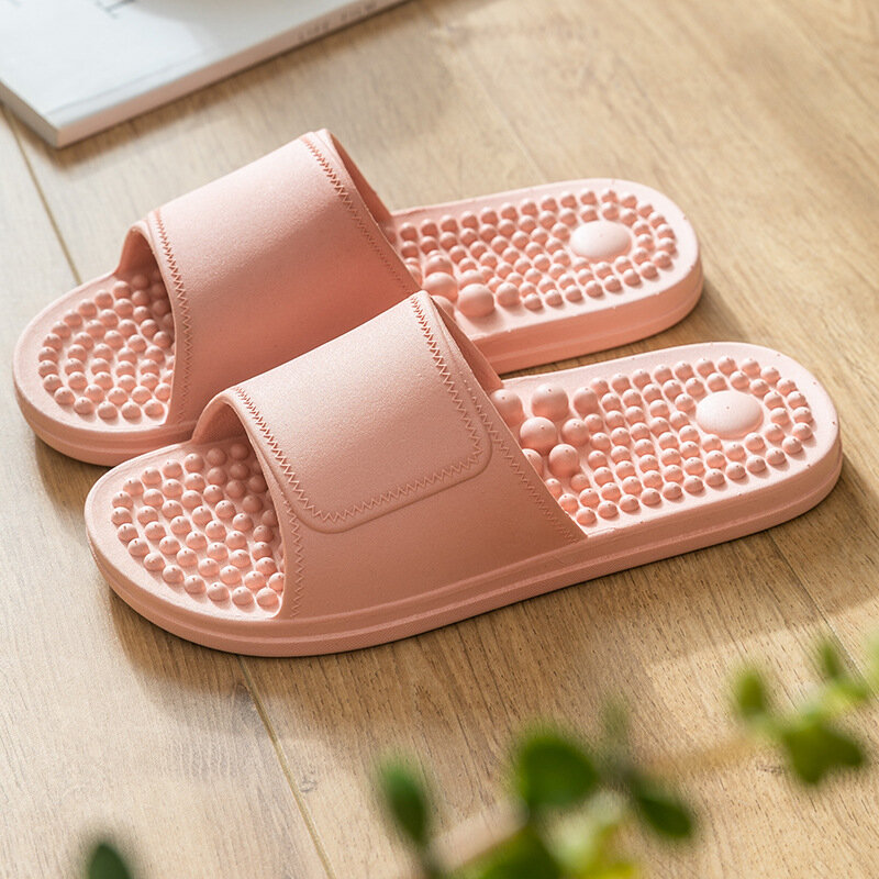 2022 Massage Hausschuhe Sandalen für Frauen Männer Unisex Innen Nicht-slip Feste Weichen Boden Paar Flip-Flops Haus Bad schuhe