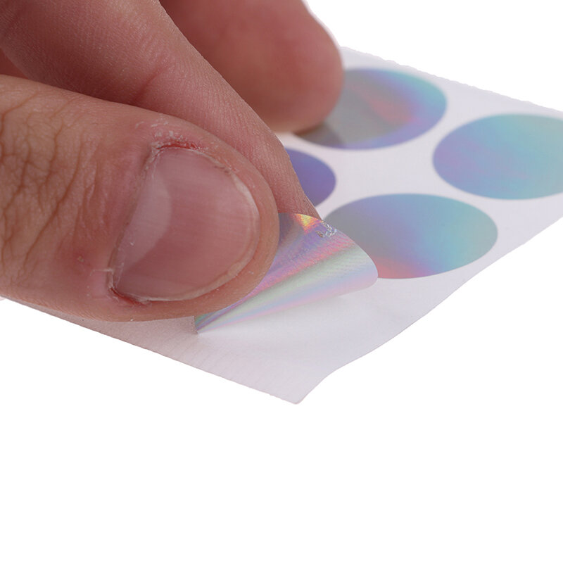 Etiqueta de holograma de 100 piezas, sello de seguridad redondo de 1 ", etiqueta de garantía a prueba de manipulaciones, vacío