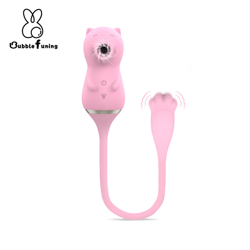 2 In 1 Sucker Vibrator Vibro-ei Sex Spielzeug für Frauen G-spot Klitoris Stimulator Nippel Saugen Vibratoren Weibliche masturbator
