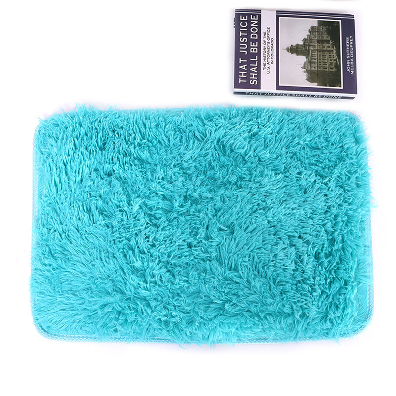 40*60cm puszyste dywaniki antypoślizgowe włochaty dywan typu Shaggy jadalnia dywan do sypialni mata podłogowa