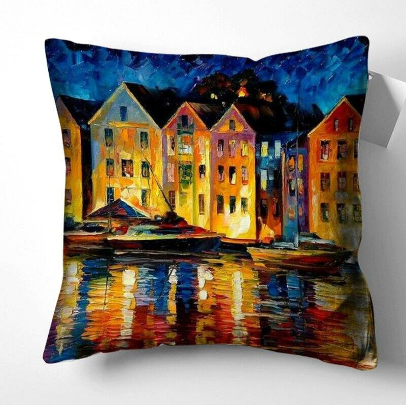 Art Painting Pillow Covers Pillows Cushion Cover Pillowcases Home Decor Cushions for Sofa Living Room Decoration