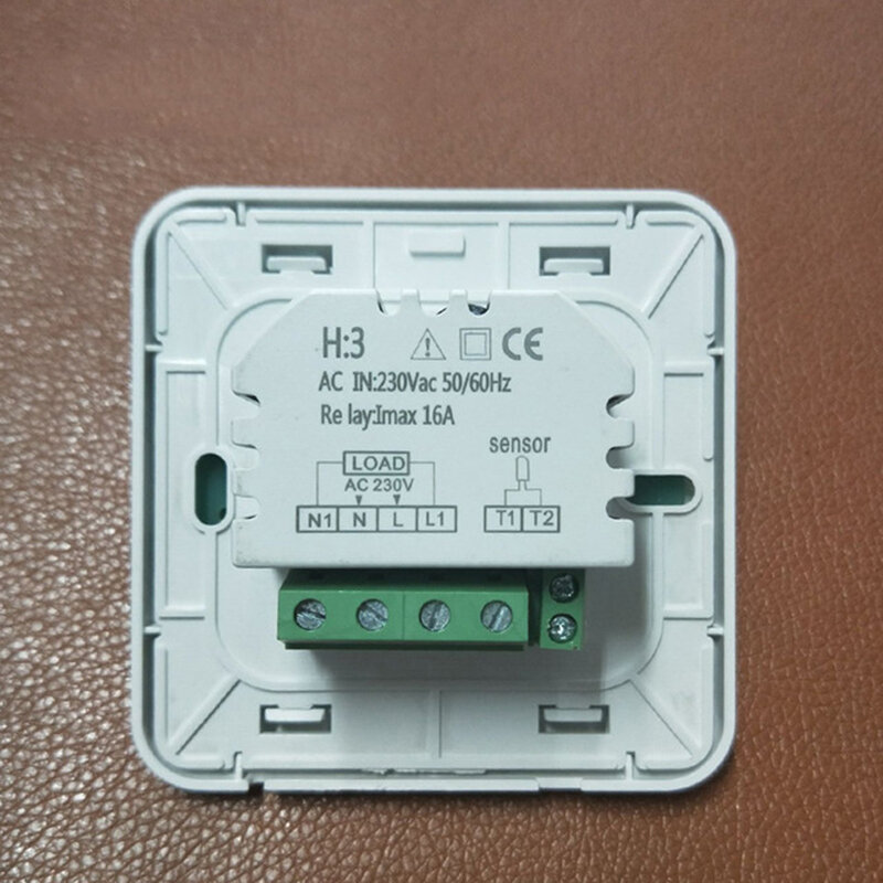 Цифровой термостат для теплого пола T109 с Wi-Fi, программируемый Терморегулятор с электрическим подогревом и сенсорным экраном, терморегулято...