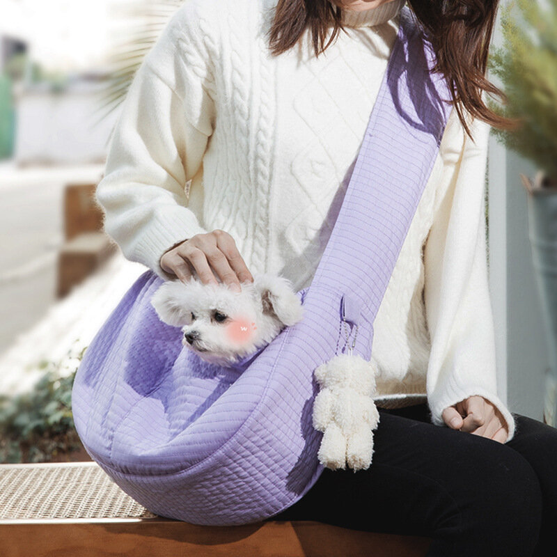 1PC Pet Dog Cat Sling Carrier Bag Outdoor Portable Shoulder Messenger Bag for Puppy Kitten Breathable Pets Handbag