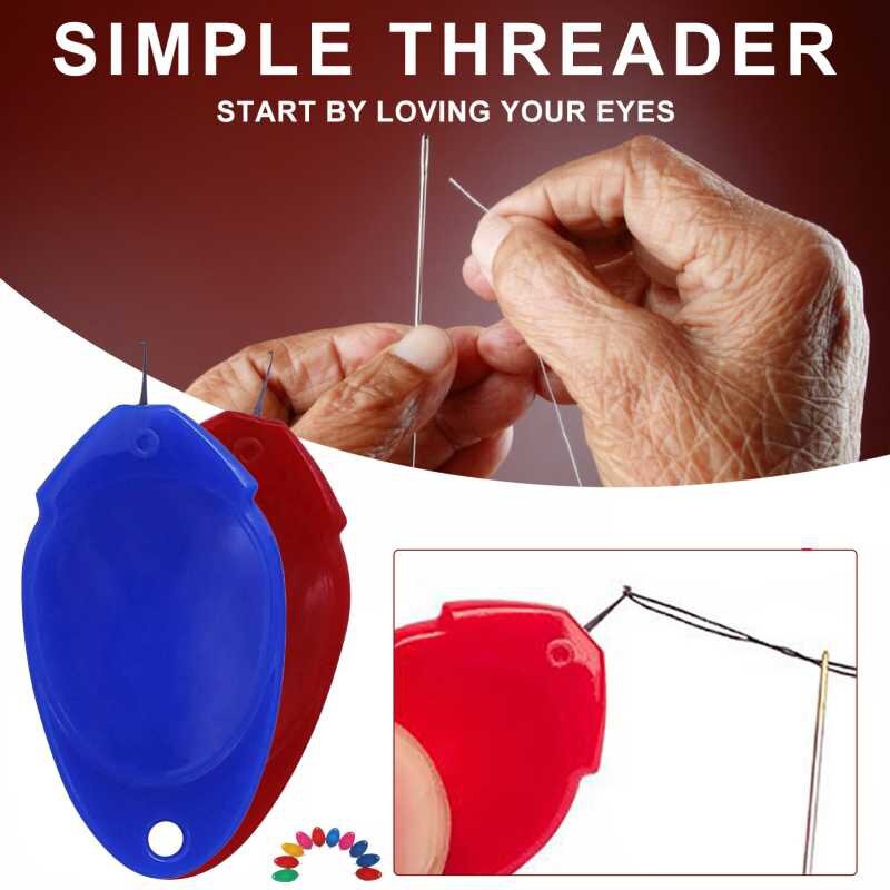 5/10 pçs fácil agulha threader needlework acessório ponto inserter ferramenta de costura de linha automática ferramentas de costura artesanal acessórios