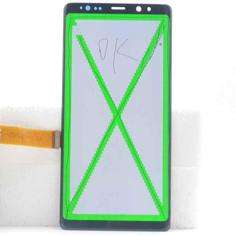 Layar LCD Note 8 Asli untuk Samsung Galaxy Note 8 LCD dengan Bingkai Layar Sentuh Digitizer Rakitan N950 N950F N950U Tampilan LCD