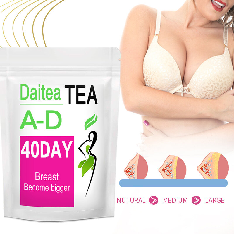 Daitea Breast Enlargement Tea Size Up Bust Growth Boobs Shaping Sexy Body Bust Fast Growth Boobs Firming Chest Care for Women