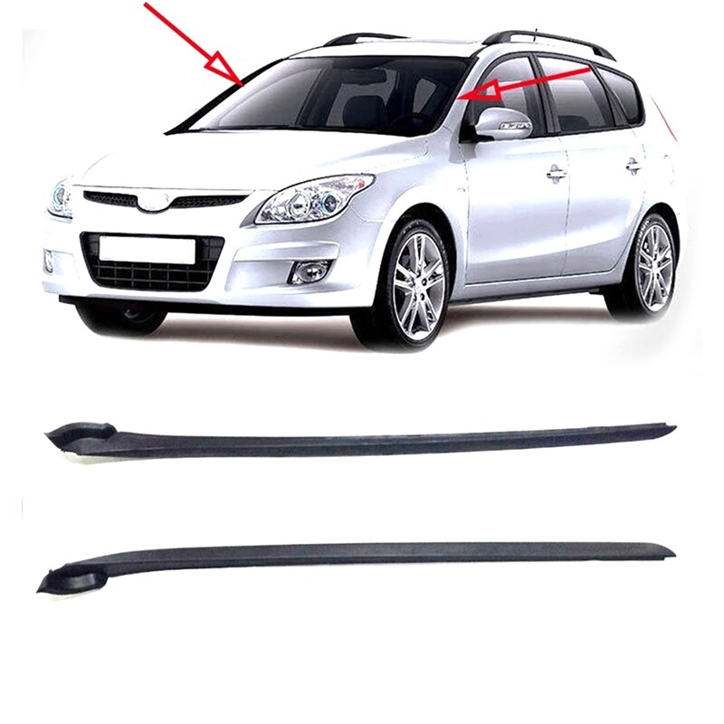 Set parabrezza sinistro e destro per auto copertura modanatura laterale per parabrezza per Hyundai I30 2007-2012 861322 l000