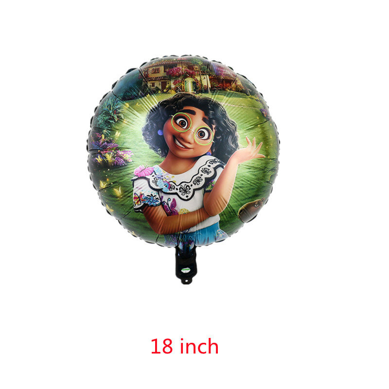 Disney encanto festa decoração mirabel balão chuveiro do bebê criança festa de aniversário decoração balão folha de alumínio balões globos