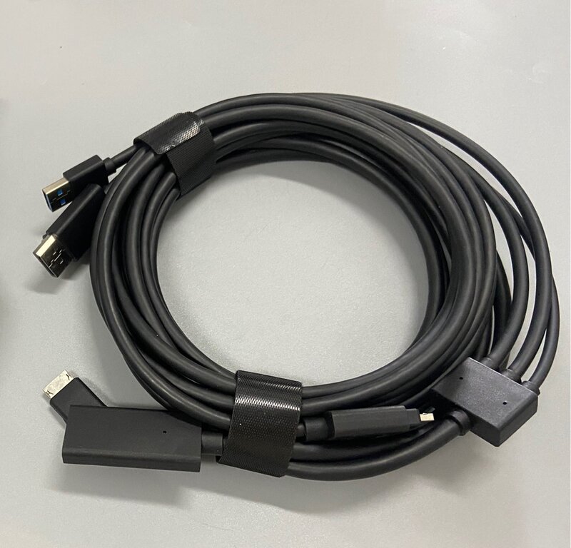 Original For VALVE INDEX VR Headset Cable  + 3 in 1 Connecting Cable Cord 5.9M Virtual Reality PC Games