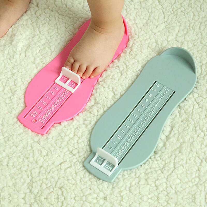 Regla para medir la longitud del pie del bebé, calculadora de zapatos para niños, accesorios para el cuidado del bebé