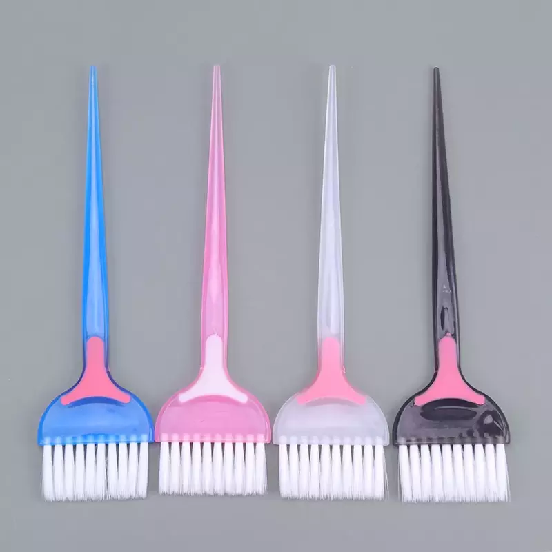 Professional PP Handle Natural Hair Brushes Resin Fluffy Comb Barber Hair Dye Hair Brush Fashion Hairstyle Design Tool 1PC